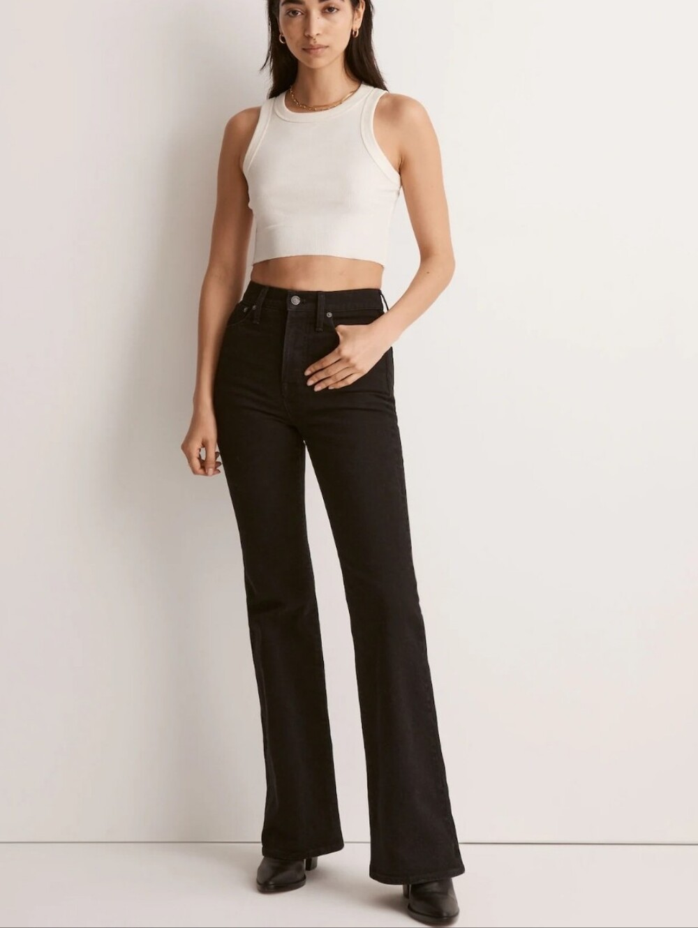 Madewell The Perfect Vintage Flare Jean Sherborn Wash Comfort Stretch